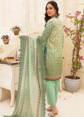 Dilkash By MTF Chikankari Embroidered Lawn Unstitched 3 Piece Suit - MTF24DL 03